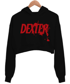 Dexter Kadın Crop Hoodie Kapüşonlu Sweatshirt