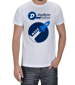 DigiByte Moon Erkek Tişört