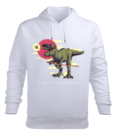 Dinazor Tasarımlı Erkek Kapüşonlu Hoodie Sweatshirt