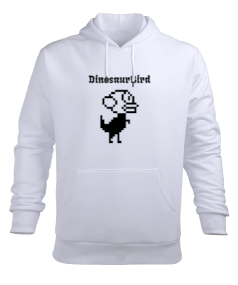 DinosaurBird Erkek Kapüşonlu Hoodie Sweatshirt