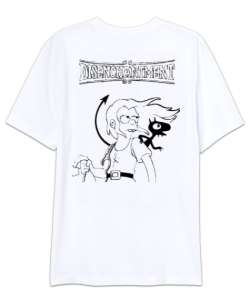 Disenchantment Beyaz Oversize Unisex Tişört