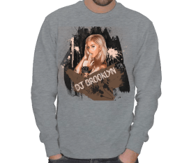 Dj Brooklyn Baskılı Kışlık Sweatshirt ERKEK SWEATSHIRT