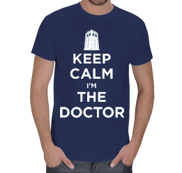 Doctor Who - Keep Calm Erkek Tişört