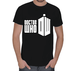 Doctor Who Logo Erkek Tişört