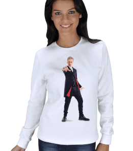 Doctor Who-Peter Capaldi KADIN SWEATSHIRT