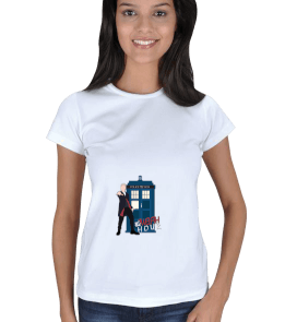 Doctor Who Tardis Kadın Tişört