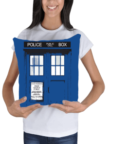 Doctor Who Tardis Kare Yastık