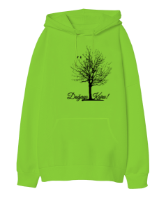 Doğa Oversize Unisex Kapüşonlu Sweatshirt