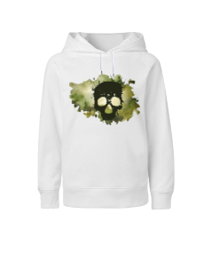 DOGA TASARIMI KURU KAFA BASKILI Çocuk Unisex Hoodie Kapüşonlu