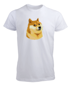 dogepixel v1T Beyaz Erkek Tişört