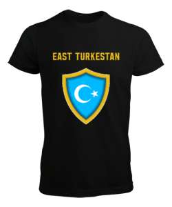 Doğu Türkistan,Uyghur,East Turkestan. Siyah Erkek Tişört