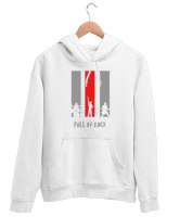 Dolu Dolu Rock And Roll - Full Rock Beyaz Unisex Kapşonlu Sweatshirt - Thumbnail