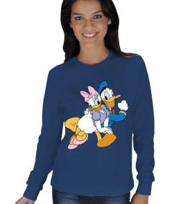 donald duck KADIN SWEATSHIRT