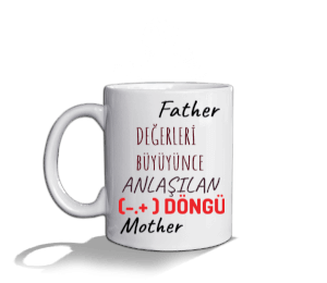 DÖNGÜ Beyaz Kupa Bardak