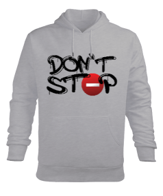 DONT STOP GRAFFITI YAZILI Erkek Kapüşonlu Hoodie Sweatshirt