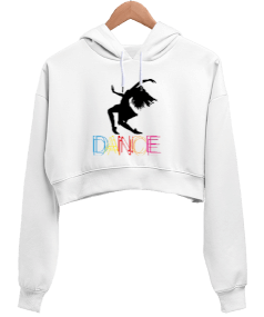 Donze Kadın Crop Hoodie Kapüşonlu Sweatshirt