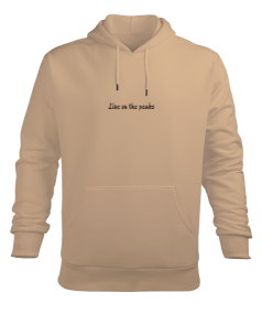 Doruklarda yaşa Erkek Kapüşonlu Hoodie Sweatshirt