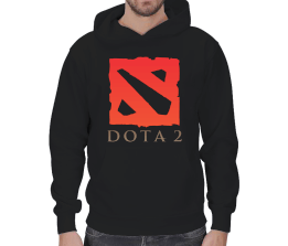 Dota 2 Logo Erkek Kapşonlu