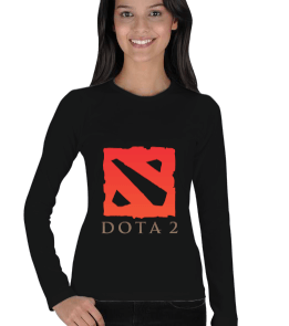 Dota 2 Logo Kadın Uzun Kol