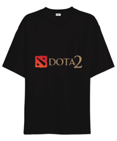 Dota 2 Logolu Oversize Unisex Tişört