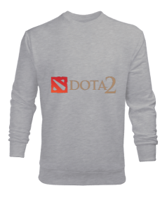 DOTA 2 ve kılıçlı adam baskılı erkek Erkek Sweatshirt