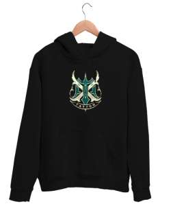 Dövme Şekil - Tattoo Siyah Unisex Kapşonlu Sweatshirt