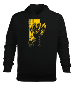 Dragon Ball Anime Tasarım Baskılı Erkek Kapüşonlu Hoodie Sweatshirt