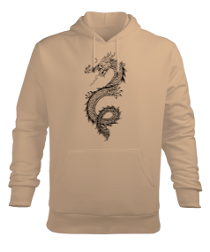 DRAGON Erkek Kapüşonlu Hoodie Sweatshirt