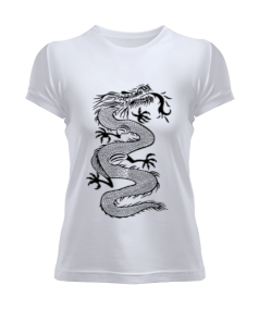 Dragon Figürlü Kadın Tişört