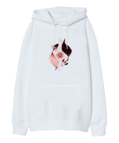 Dream Of Fish Oversize Unisex Kapüşonlu Sweatshirt