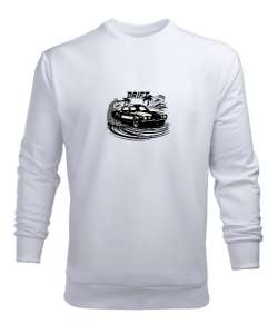 drift Beyaz Erkek Sweatshirt