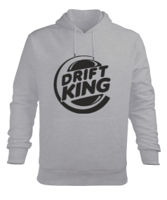 drift king Erkek Kapüşonlu Hoodie Sweatshirt