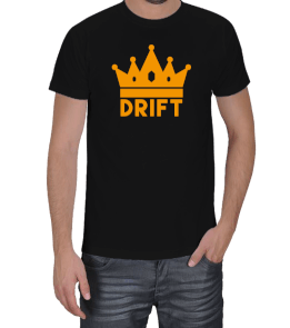 Drift King Taçlı Erkek Tişört