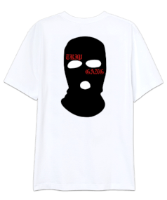 Drill Mask Gang Oversize Unisex Tişört