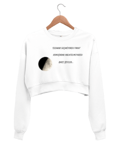 DÜNYA Kadın Crop Sweatshirt