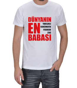 Dünyanın En İiyi Babaları İçin Erkek Tişört