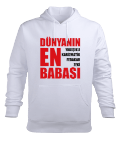 Dünyanın En İyi Babası Erkek Kapüşonlu Hoodie Sweatshirt