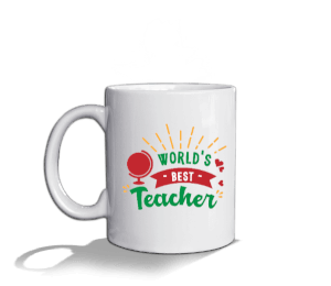 Dünyanın en iyi öğretmeni Beyaz Kupa Bardak