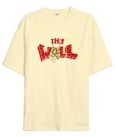 Duvar - The Wall Krem Oversize Unisex Tişört - Thumbnail