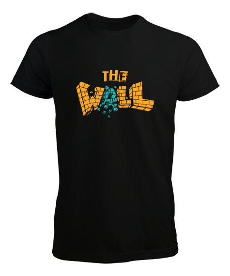 Tisho - Duvar - The Wall Siyah Erkek Tişört
