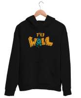 Duvar - The Wall Siyah Unisex Kapşonlu Sweatshirt - Thumbnail