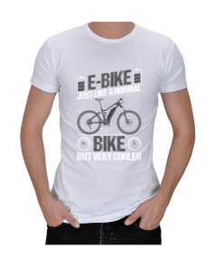 E-BIKE Erkek Regular Kesim Tişört