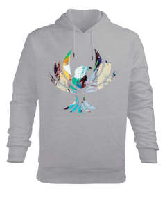 Eagle Erkek Kapüşonlu Hoodie Sweatshirt