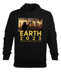 Earth 2023 Game Erkek Kapüşonlu Hoodie Sweatshirt