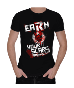 Edge Earn Your Scars Erkek Regular Kesim Tişört