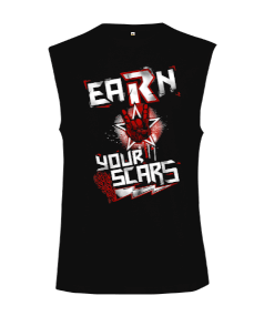 Edge Earn Your Scars Kesik Kol Unisex Tişört