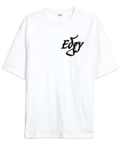 Edgy Daffy 2 Beyaz Oversize Unisex Tişört