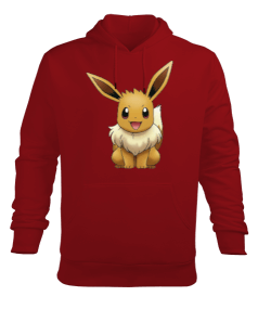 Eevee Erkek Kapüşonlu Hoodie Sweatshirt