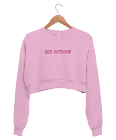 EGE OUTDOOR Kadın Crop Sweatshirt