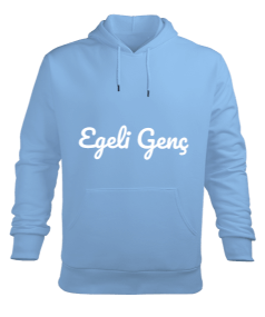 Egeli Erkek Kapüşonlu Hoodie Sweatshirt